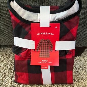 Wondershop Girls Buffalo Plaid Flannel Nightgown - Size 8